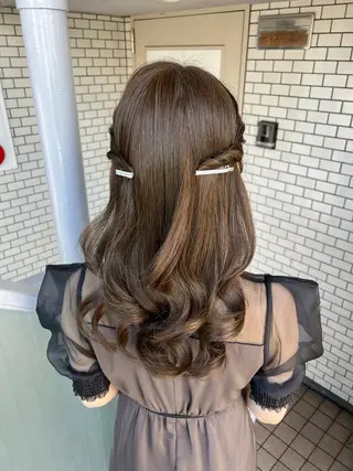 ヘアアレンジ 大人可愛いヘアメイク 💋🧚‍♀️しずかのヘアスタイル