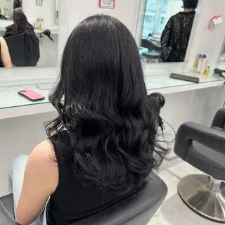 ロング カラー 透け上品ハイトーン 職人ゆうと🤍のヘアスタイル