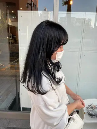 セミロング カラー 高橋 みく/ minim 暖色のヘアスタイル