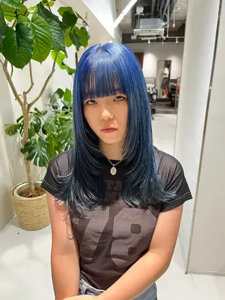 セミロング カラー レイヤーカット/ カラー/ko-noのヘアスタイル