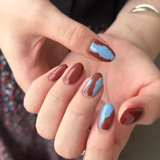 ネイル カメレオン京橋🌻 草葉由佳のネイルデザイン