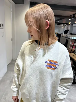 ミディアム カラー ダブルカラー🩰 CHIHIRO👒のヘアスタイル