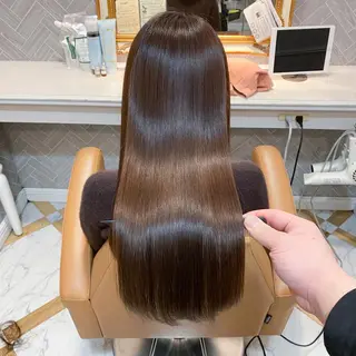 ロング ケアカラー/縮毛矯正 /レイヤー/板垣光采のヘアスタイル