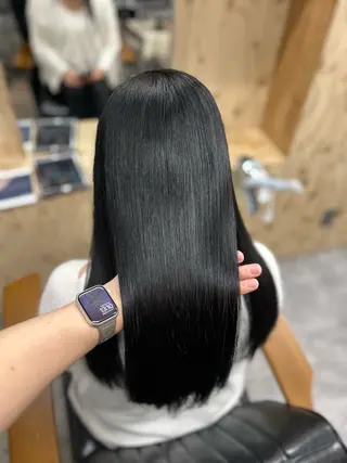 ロング 美髪縮毛矯正/ 髪質改善/岩田一駿のヘアスタイル