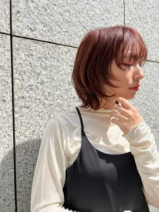 ミディアム 沢登 穂乃香のヘアスタイル