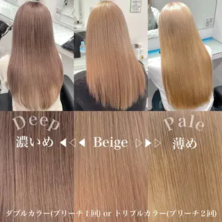 セミロング カラー 🩷暖色カラー🩷 BONのヘアスタイル