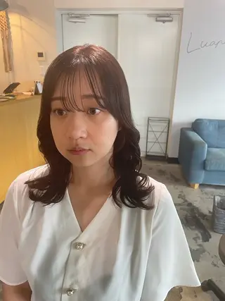 カラー La fith hair ray 札幌店所属・顔まわり/W カラー/リョウのヘアスタイル