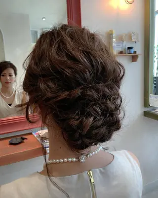 ロング ヘアアレンジ nakahara madokaのヘアスタイル