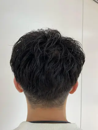パーマ メンズ 🐬脱白髪染めカラー 清水大世🐬のヘアスタイル