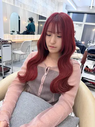 ロング カラー 《韓国レイヤー特化》 艶髪✨EMIのヘアスタイル