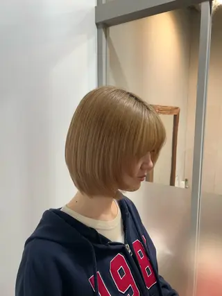 ショート やなぎさわ はるなのヘアスタイル