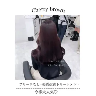 セミロング カラー ヘアアレンジ Ella所属・nana【艶髪】/ レイヤー/縮毛矯正のヘアスタイル