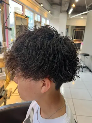 パーマ メンズ パーマ特化美容師 茂木広幸のヘアスタイル