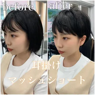 ショート ショート、ボブ特化 長島智彦のヘアスタイル