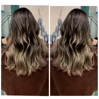 ロング カラー 京都大人女性ショート 徒歩1分/秋山のヘアスタイル