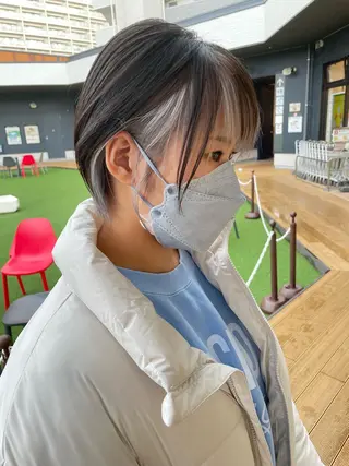 ショート カラー メンズヘア特化 崎田 成人のヘアスタイル