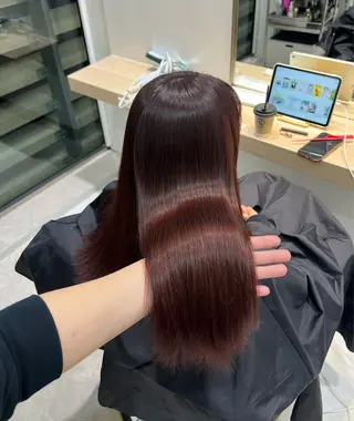 セミロング 艶カラー/パーマ /ヒナのヘアスタイル