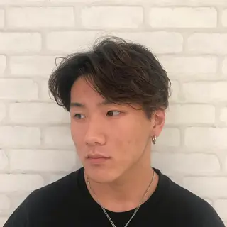 パーマ メンズ abilita AZUSAのヘアスタイル