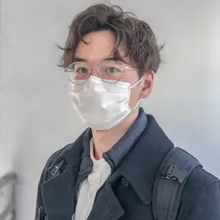 パーマ メンズ ツイスパ/波巻き対応 メンズ特化　石川愛理のヘアスタイル