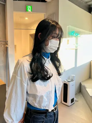 ロング カラー ロカリタ　河原町三条所属・🌐👽フクイ キララ🌎💎のヘアスタイル