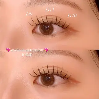 マツエク・マツパ 飯塚 亜衣のマツエク・マツパデザイン