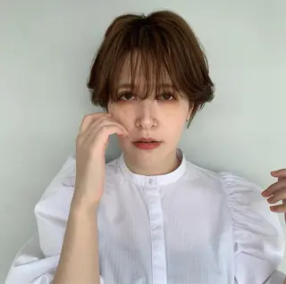 ミディアム 【韓国風くびれヘア】 joule小木曽輝のヘアスタイル