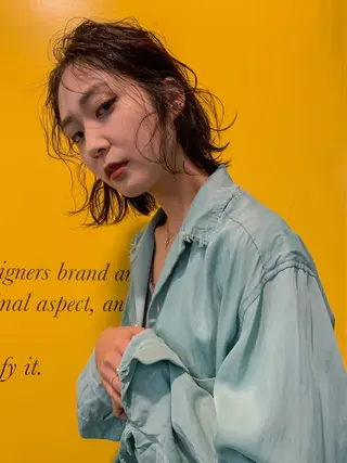 ミディアム nessヤマサキ リュウタのヘアスタイル