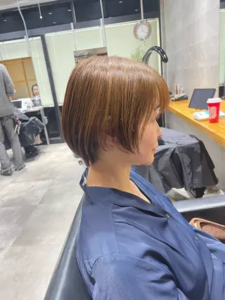 ショート lecoeur所属・🫧髪質改善🫧 【艶カラー】森田俊平のヘアスタイル