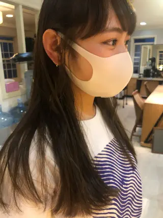 ロング カラー NOUN所属・eri kinjoのヘアスタイル