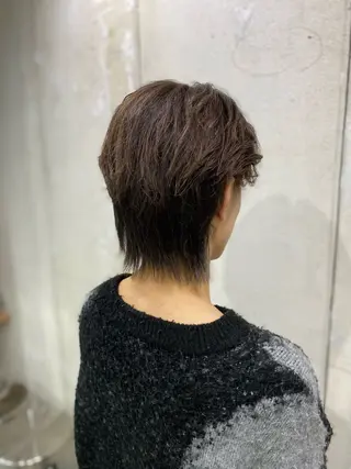 ミディアム ラブスタシー/Non ギャル/ハイトーンのヘアスタイル