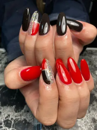 セミロング ネイル ✴︎ Delightのネイルデザイン