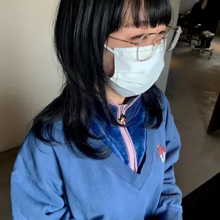 セミロング カラー room3小出 奈央子のヘアスタイル