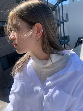 カラー MARU レイヤー/パーマのヘアスタイル