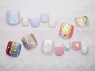 ネイル トップネイリスト Ribbon立川店のネイルデザイン