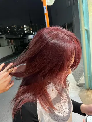 カラー ブリーチカラー🦁 由見幸輝のヘアスタイル