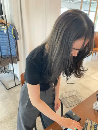 ミディアム カラー Takuma Suzuki中目黒のヘアスタイル