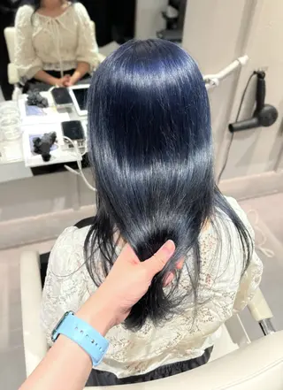 セミロング カラー 艶髪カラー/ レイヤー/yuiのヘアスタイル