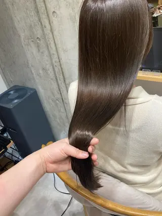 ロング ✨色持ちの良い艶 カラー✨蟹江真世のヘアスタイル