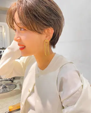 ショート 菊地 万佐久のヘアスタイル