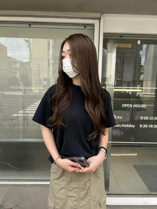 ロング カラー 透明感カラー🫧 nanohaのヘアスタイル