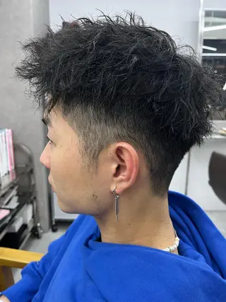 ショート ✂️波パーマ⭐️ツイ スパ✂️RYOのヘアスタイル