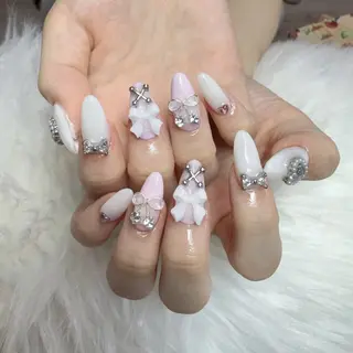 ネイル 🎀nana🫧 ワンホンネイル🎀のネイルデザイン