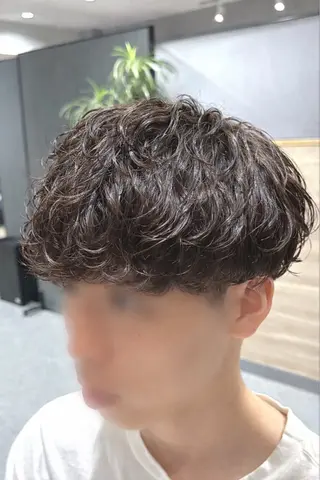 パーマ メンズ 野村 俊太のヘアスタイル