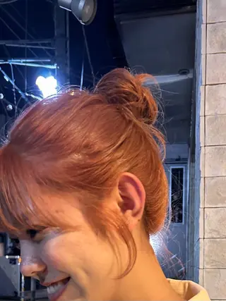 ミディアム カラー じゅわっと暖色カラー 🍊Moemiのヘアスタイル