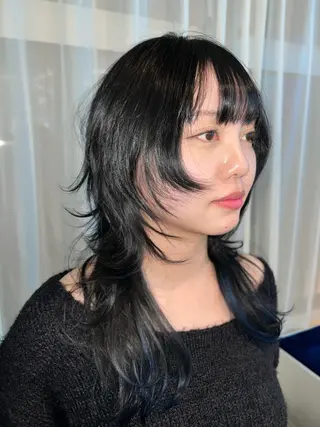 ロング カラー haco＋所属・圧倒的デザイン力 店長🎨RENAのヘアスタイル