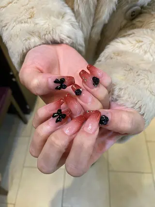 ロング Nail Salon Coffret西中島店所属・coffret　酒井 萌のネイルデザイン