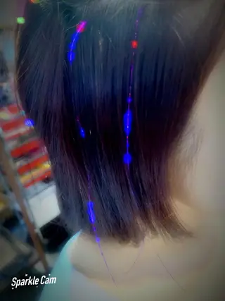 ショート カラー haco+所属・🌈派手髪エクステ ブレイズ🌈ひろとのヘアスタイル