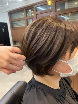 ショート カラー 艶髪カラー/view ひなのヘアスタイル