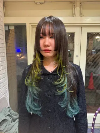 ロング カラー 阿部  ことみ /メンズカットモデルのヘアスタイル