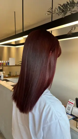 カラー 坂下 かのんのヘアスタイル